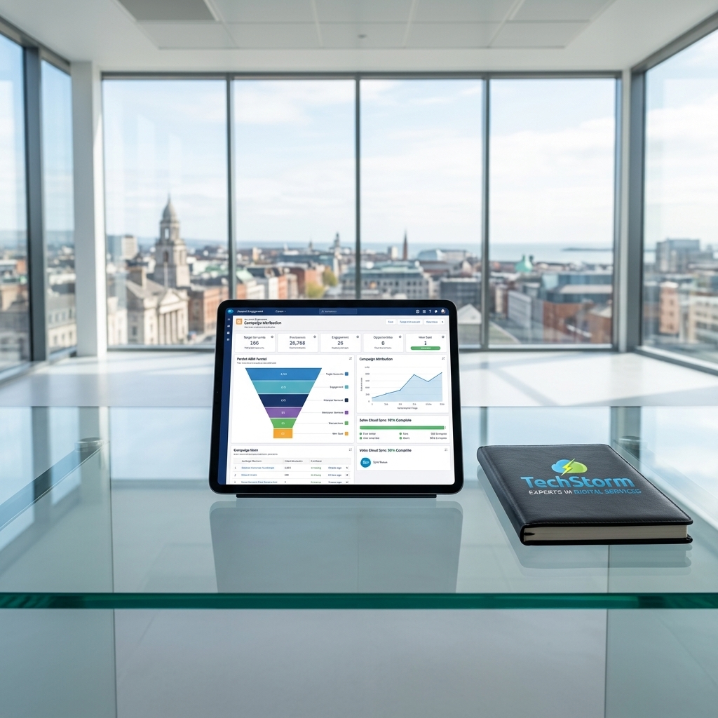 TechStorm Account Engagement Pardot ABM and Sales Cloud Sync Dashboard