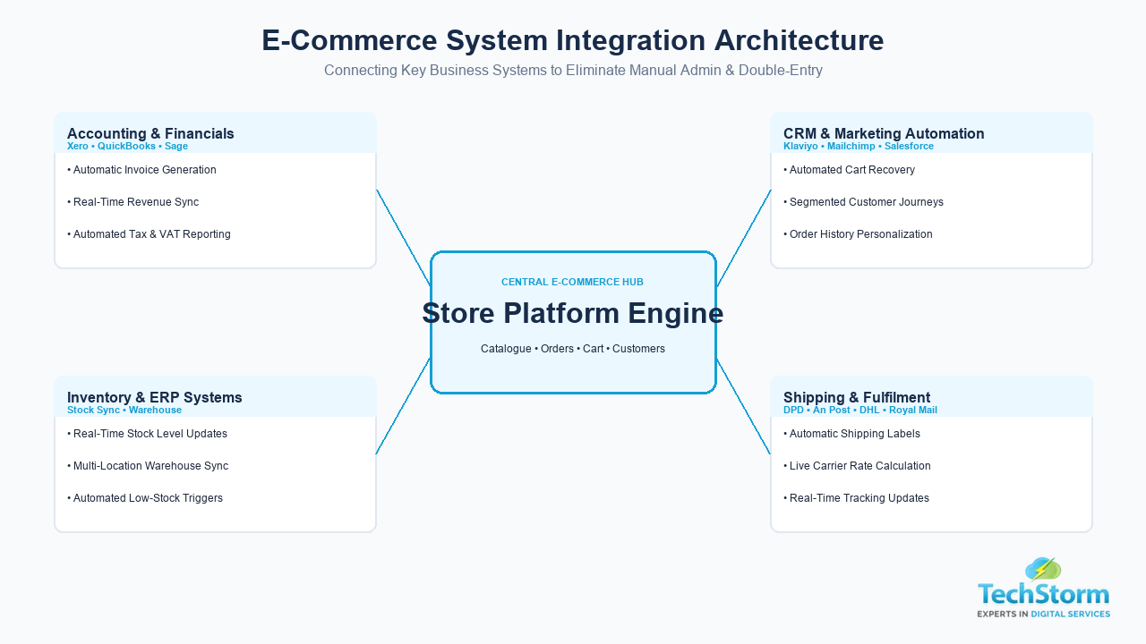 E-Commerce System Integration Architecture - TechStorm