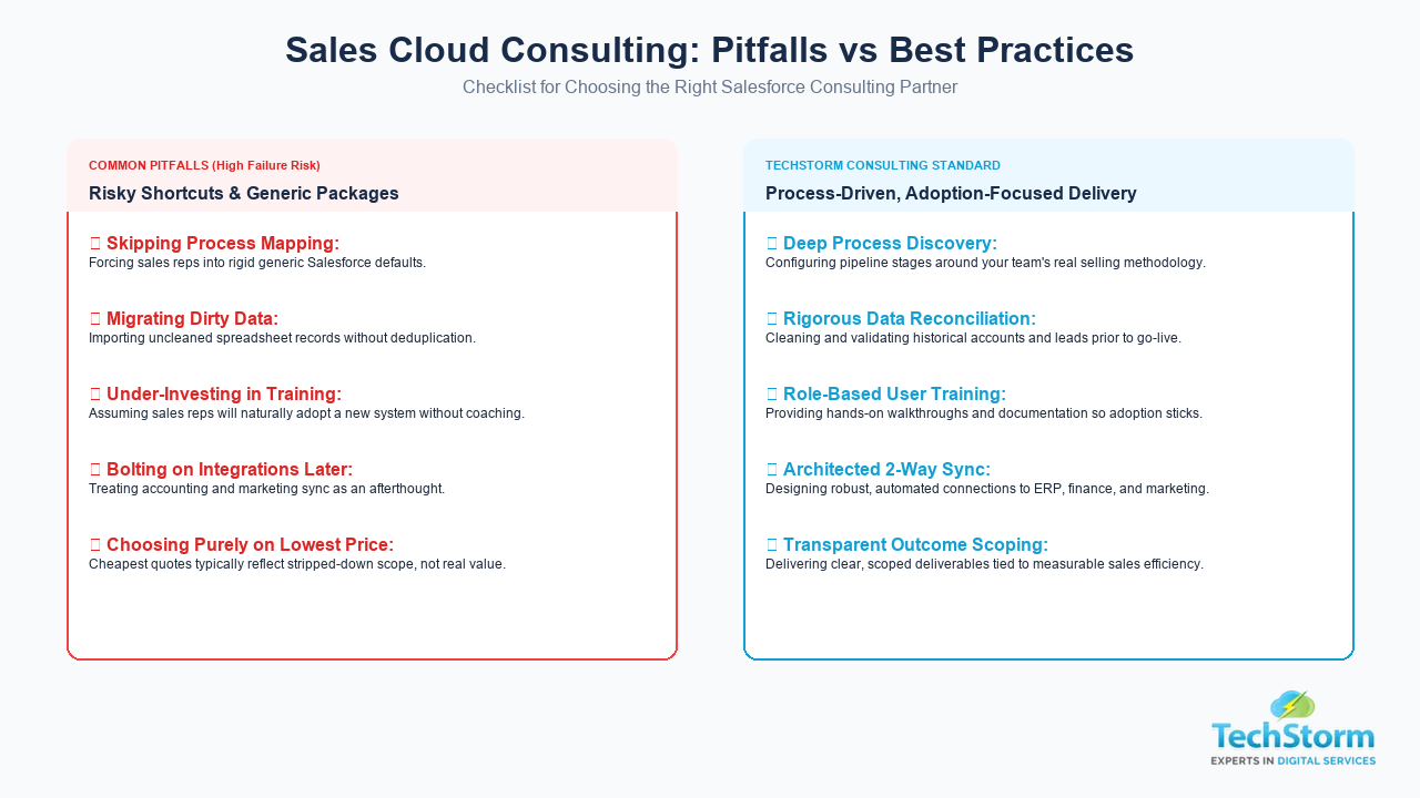 Salesforce Sales Cloud Consulting Partner Checklist - TechStorm